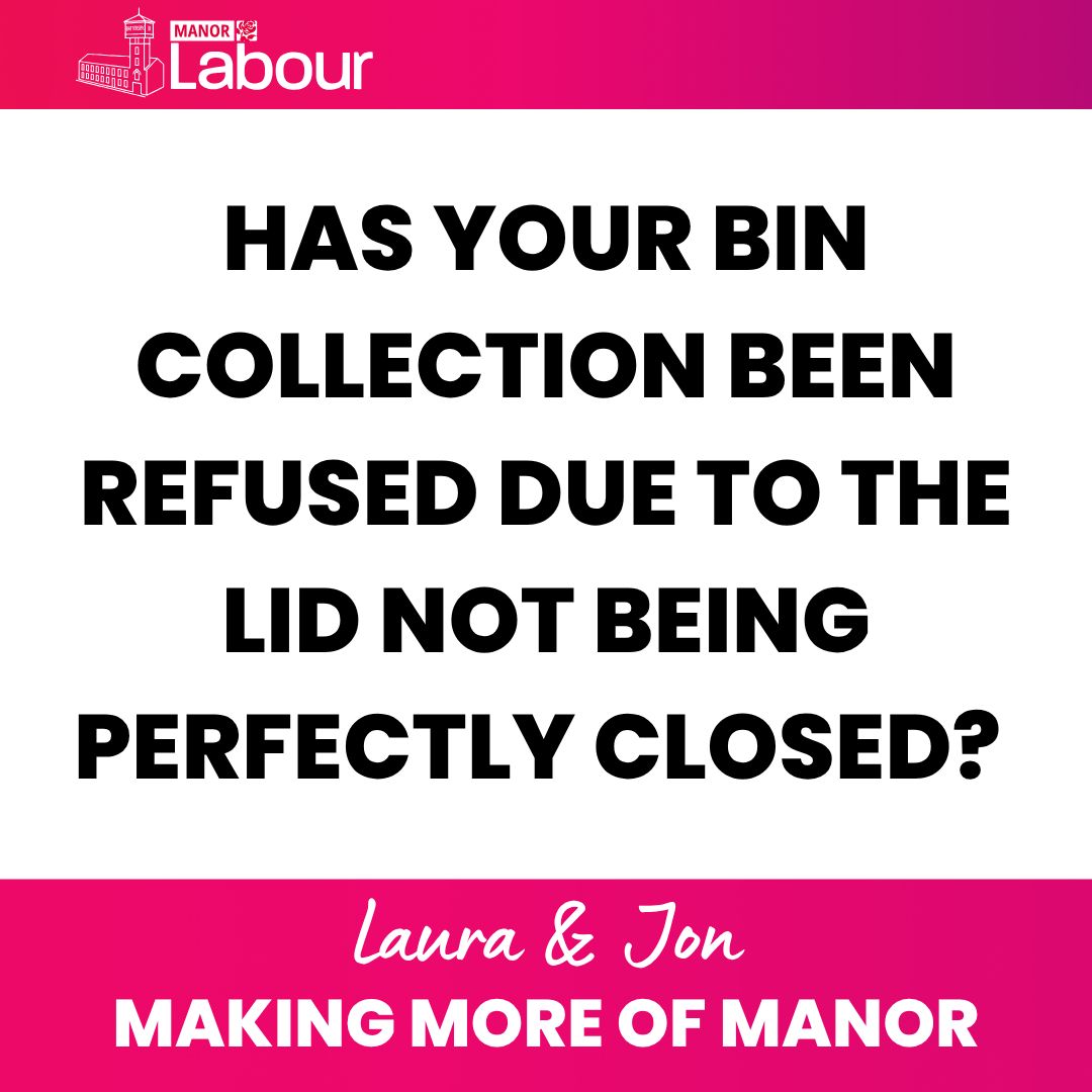 A number of residents have been in touch this weekend to report their bins have been refused due to the lids not being fully closed. 

If this has affected you please drop me an email or WhatsApp, if you can send a picture of the bin please send that too. 

I am trying to find out if there is a new policy or it is being implemented differently and ensuring any change is communicated to residents. 

cllr.jon.byrne@stockport.gov.uk